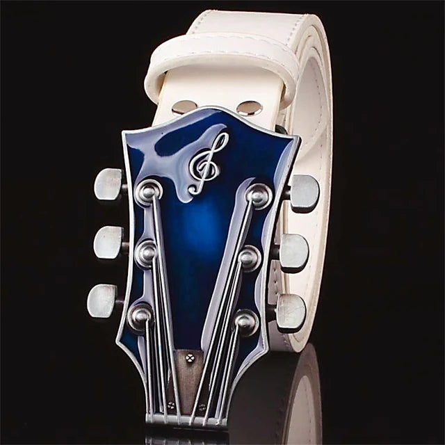 Guitar Shape Buckle Belt - Restocked