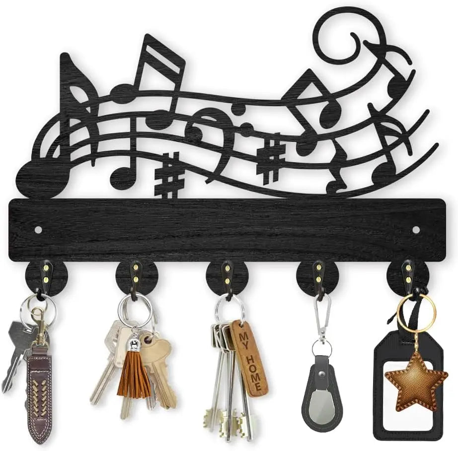 Music Scores Wood Hook Wall Hanger