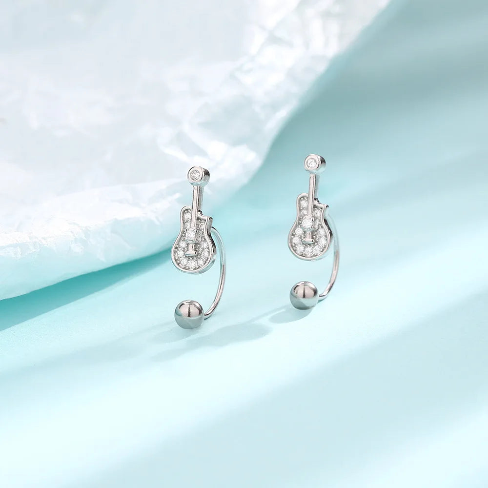 Unique Electric Guitar Earrings