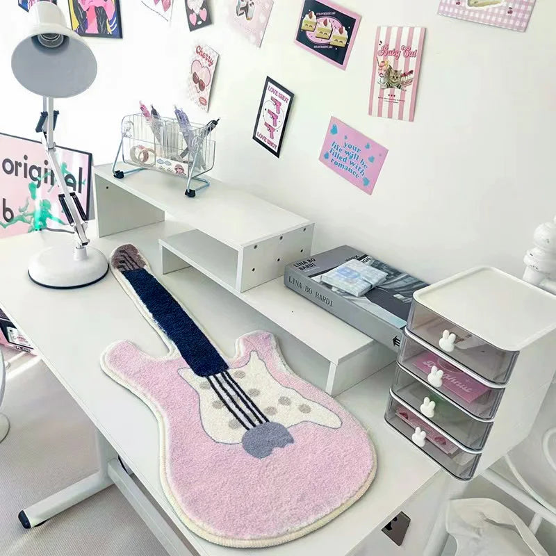 Creative Guitar Shaped Carpet