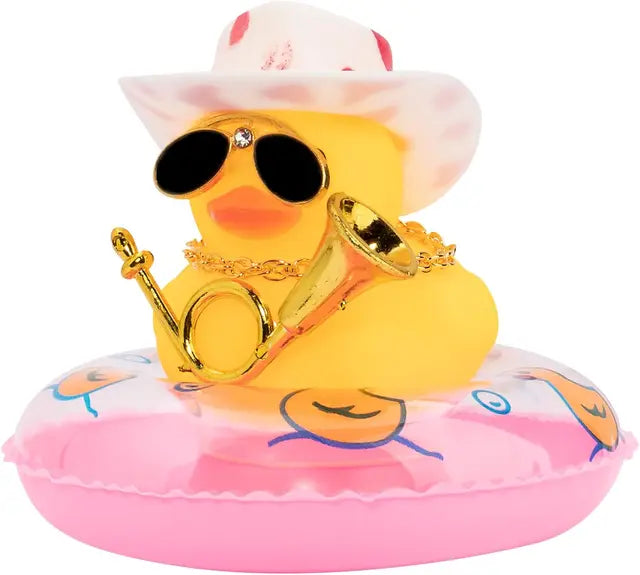 DIY Musician Duck Playing Instruments Ornament