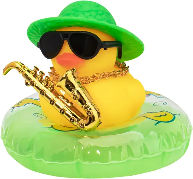 DIY Musician Duck Playing Instruments Ornament