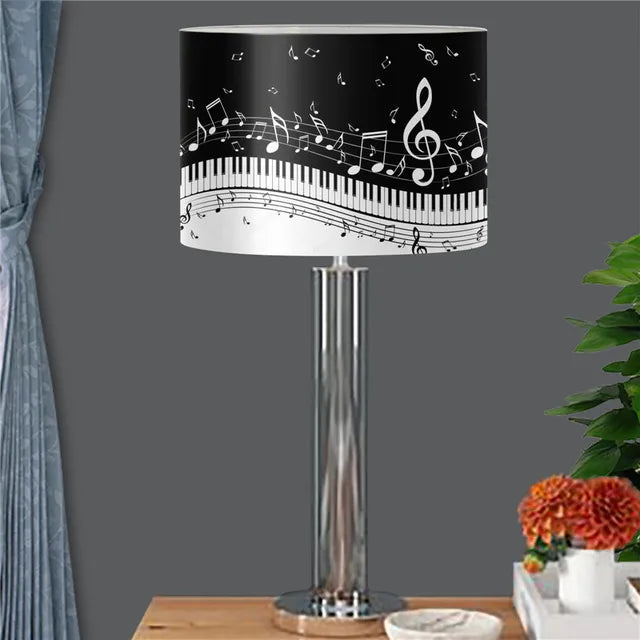 Music Notes Print Lamp Shade Collection
