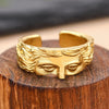 Artistic Venus Face Adjustable Ring