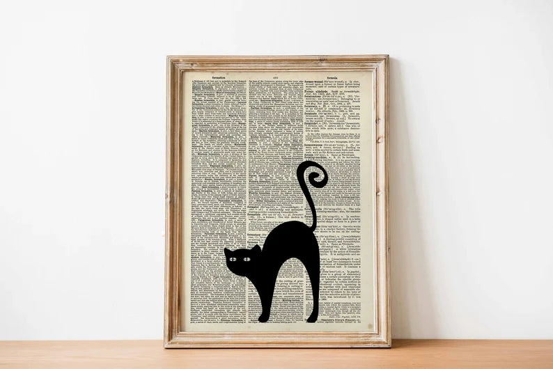 Music Black Cat Canvas Art