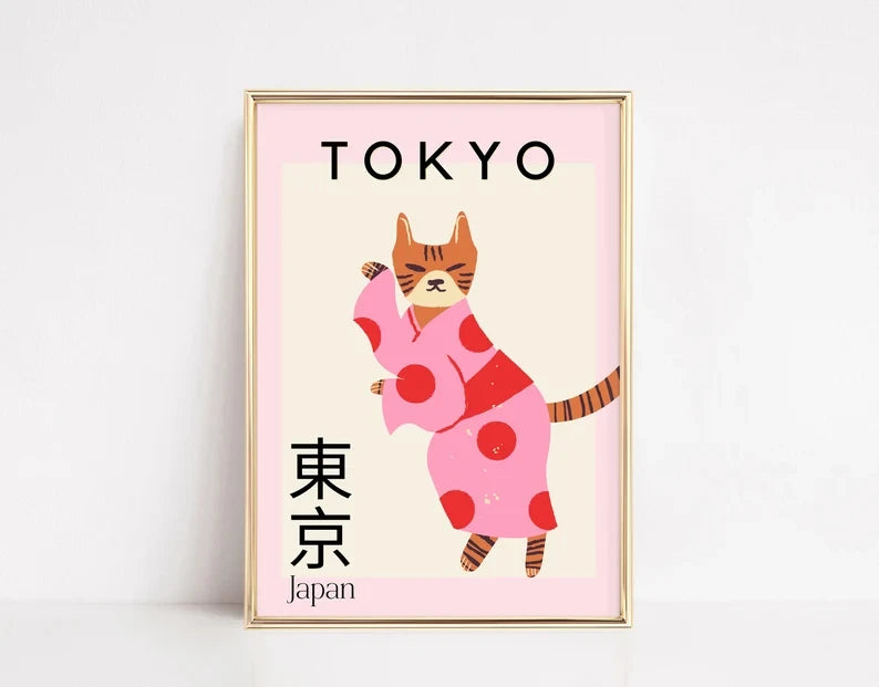 Music Black Cat Canvas Art