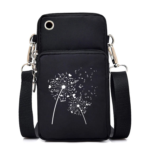 Music Print Mobile Phone Bag
