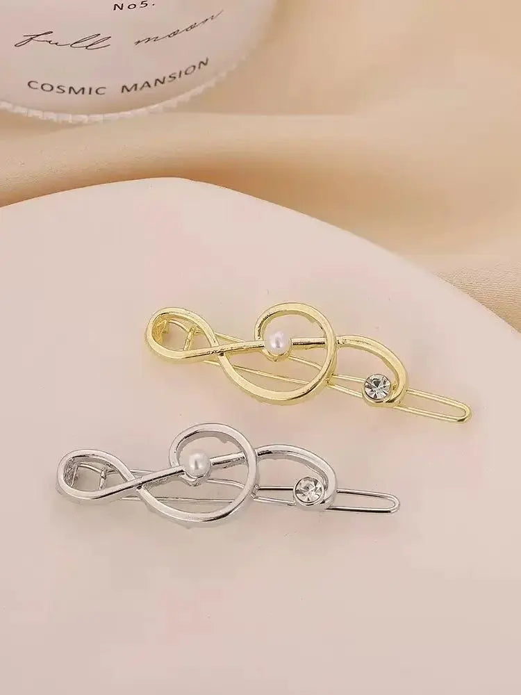 2pcs/set Music Note Hair Pin