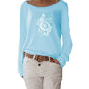 New Music Notes Casual Long Sleeve Top