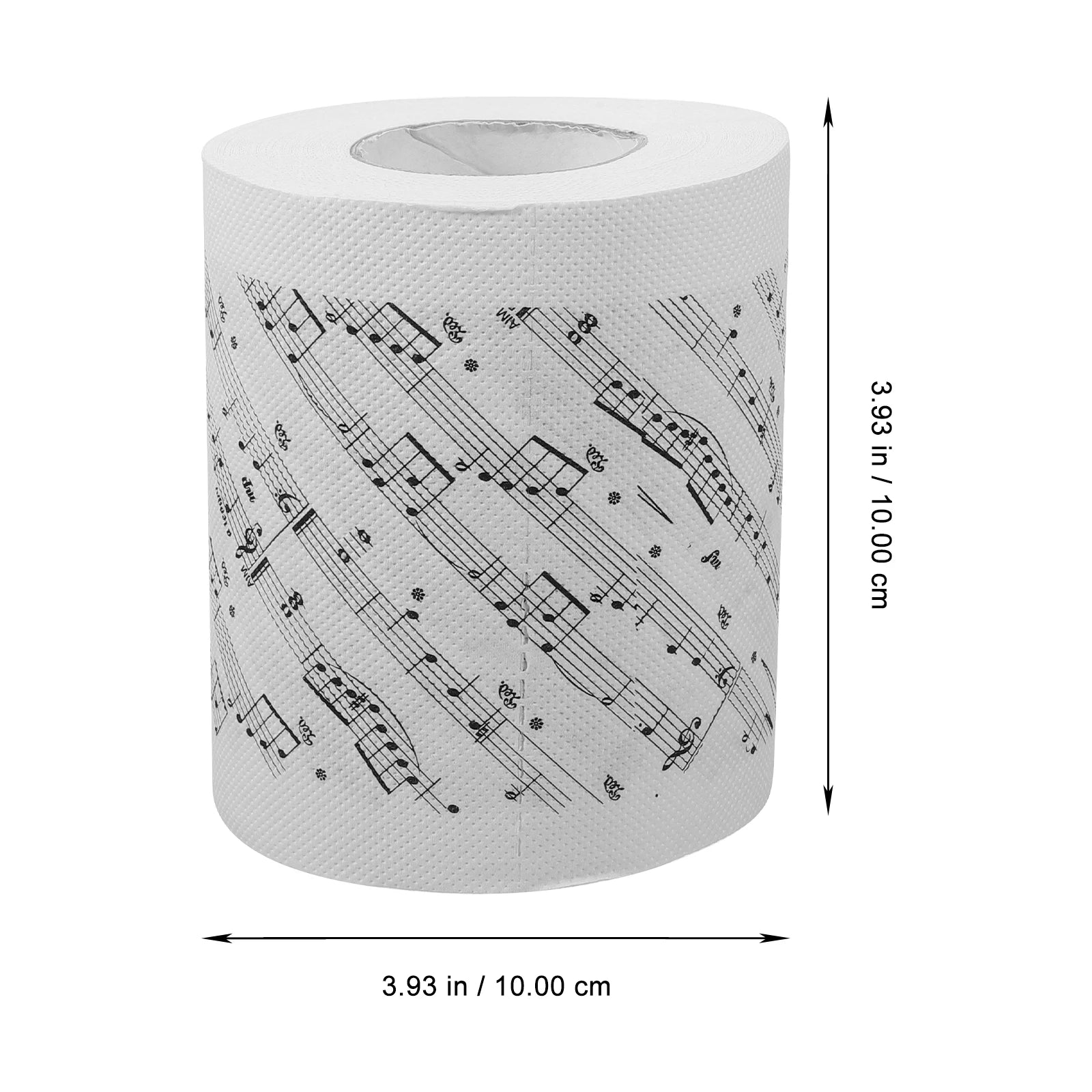 Music Notes Pattern Tissue Toilet Paper