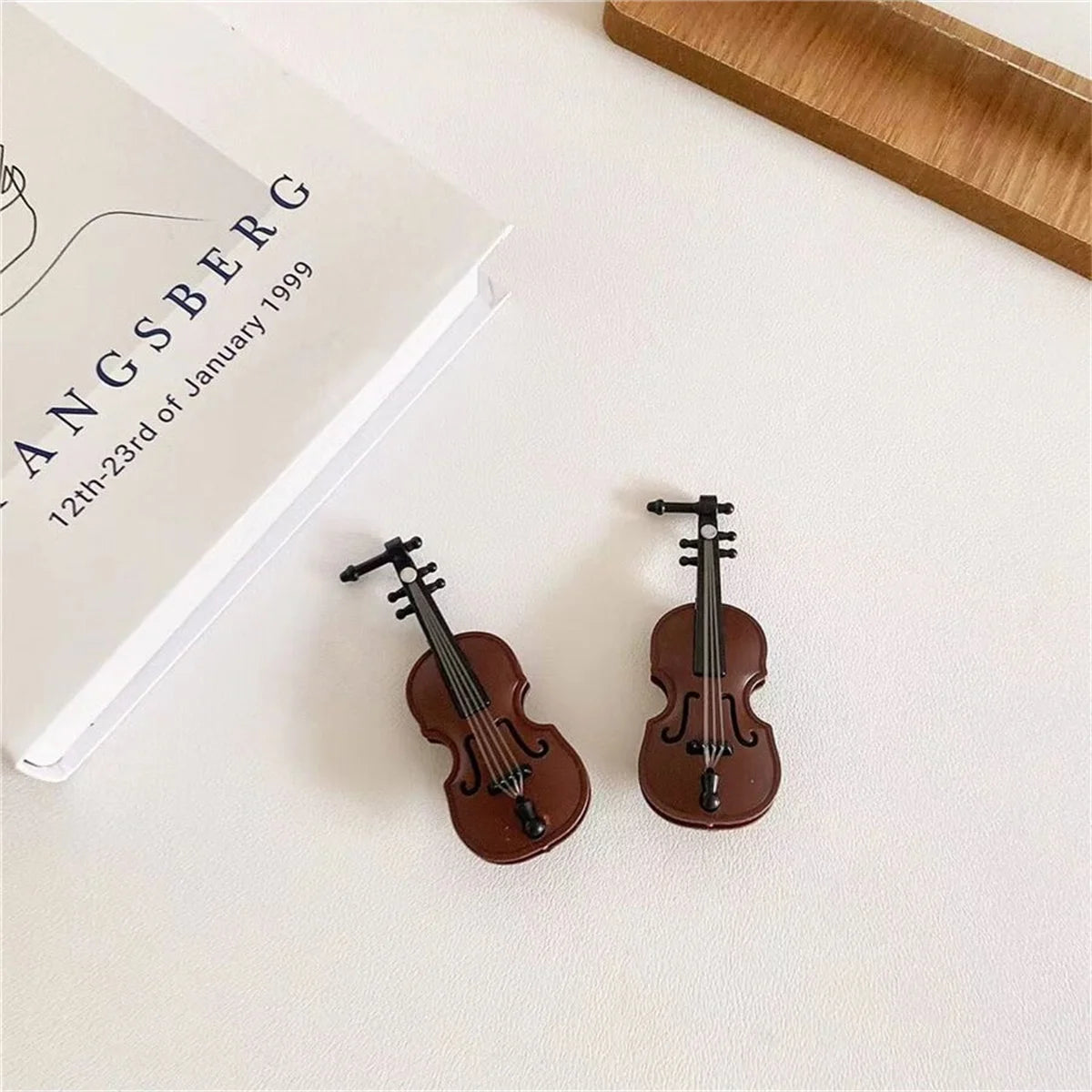 2pcs Violin Hair Clip Set