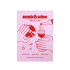 Retro Music & Wine Social Club Canvas Wall Art