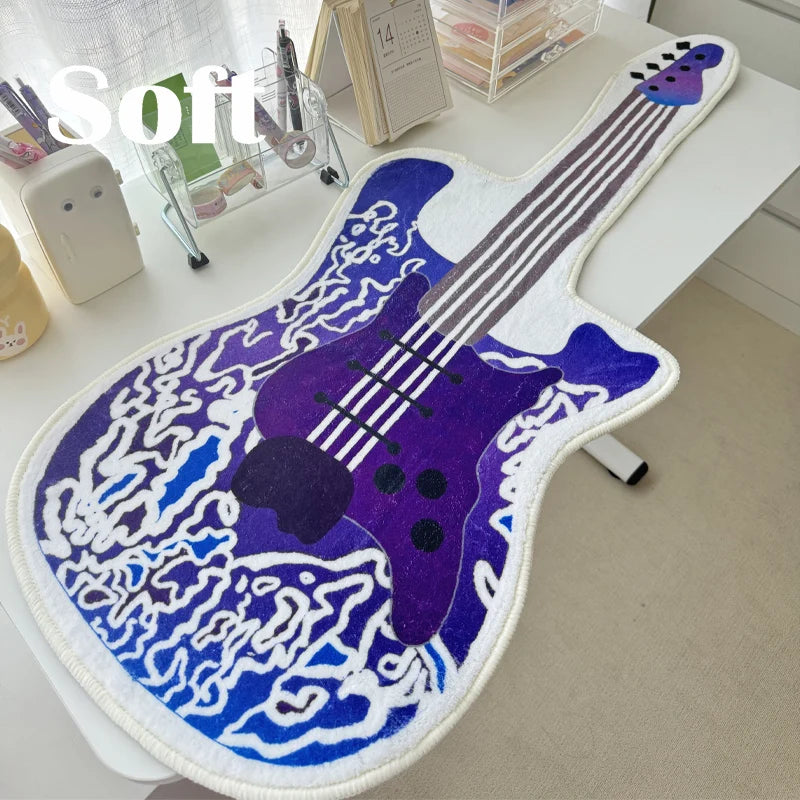 Creative Guitar Shaped Carpet