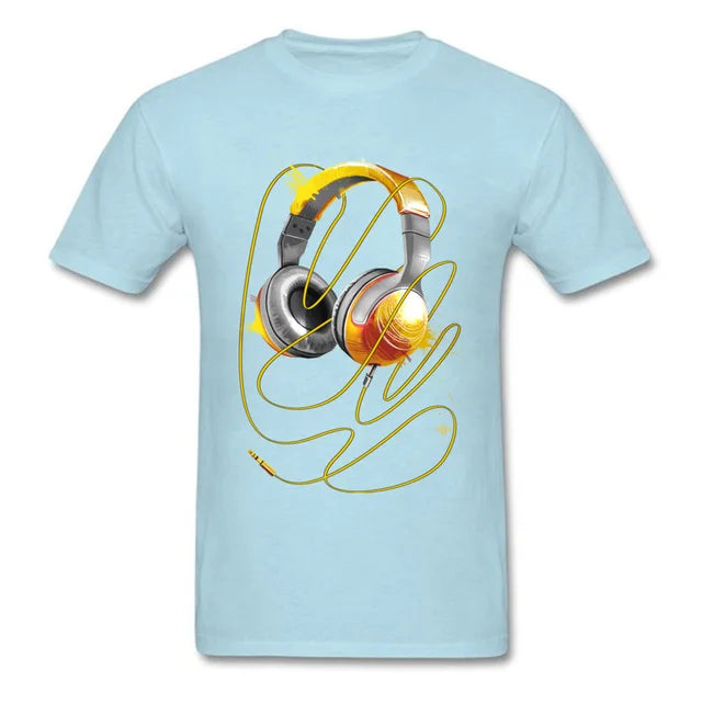 Love Headphone & Music T-shirt