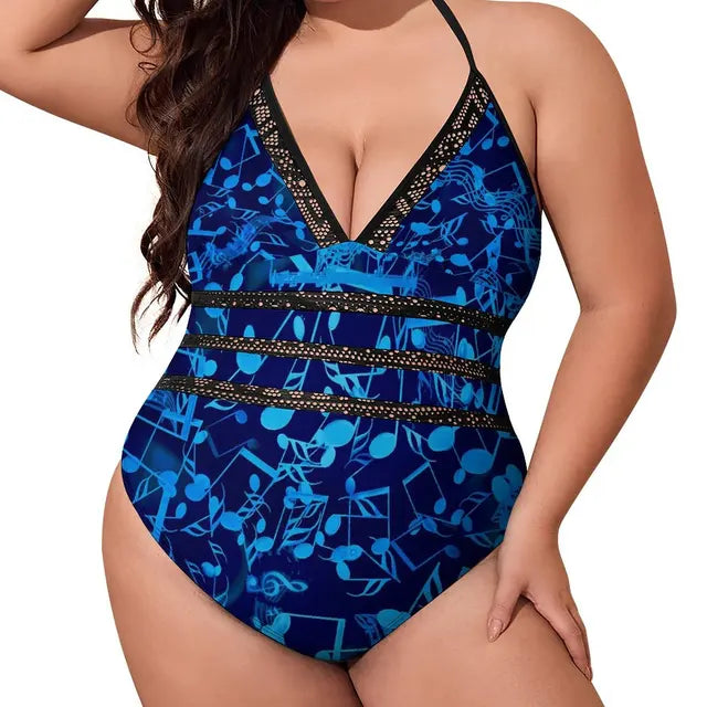 Music Series One Piece Swimsuit