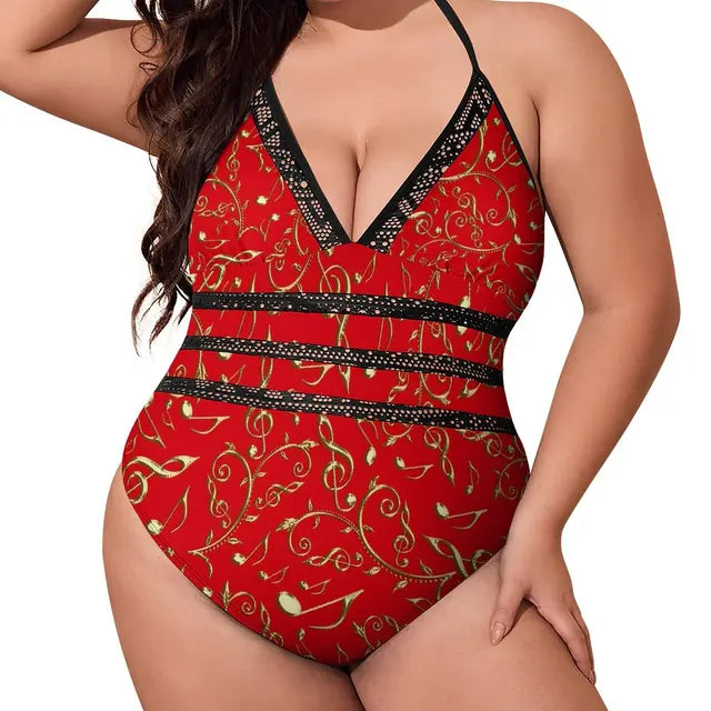 Music Series One Piece Swimsuit