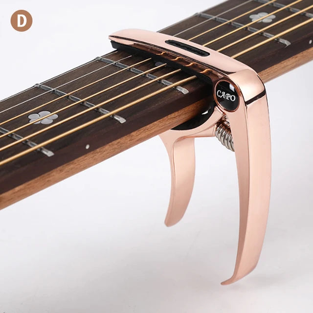 Wood/Metal Guitar Pick Holder Capo