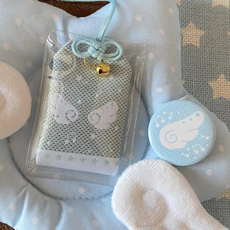 Embroidery Music Note Japanese Style Omamori (Luck & Blessing Keyring)