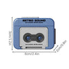 Retro Mini Voice Recorder Keychain