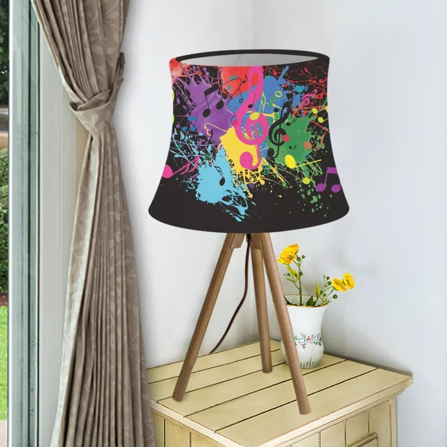 Rainbow Music Notes Lamp Shade