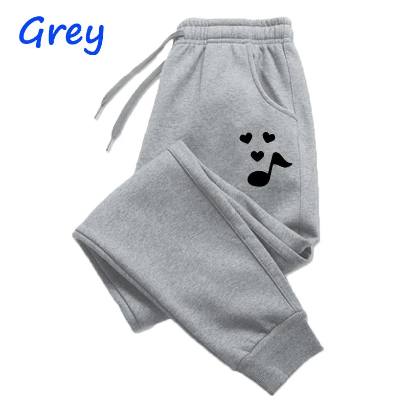 Comfy Music Printed Woman's Sweatpants