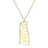 Piano Keys Pendant Necklace