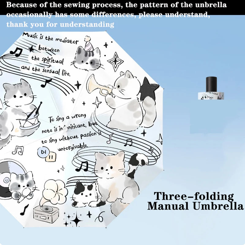 Music Cat Umbrella