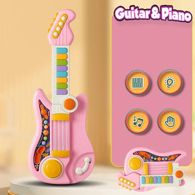 2 IN 1 Guitar & Piano Electronic Toy