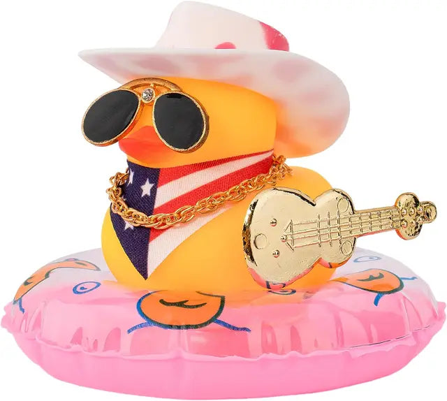 DIY Musician Duck Playing Instruments Ornament