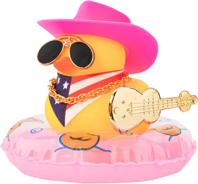 DIY Musician Duck Playing Instruments Ornament