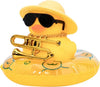 DIY Musician Duck Playing Instruments Ornament