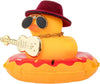 DIY Musician Duck Playing Instruments Ornament