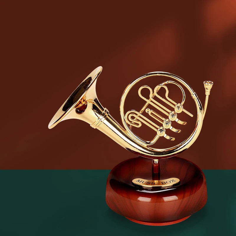 Miniature Music Instrument Rotating Music Box