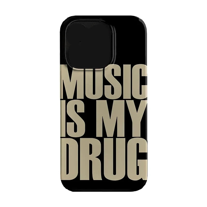 Music Is My Drug iPhone Phone Case