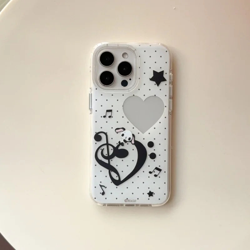 Classic Music Puppy iPhone Phone Case