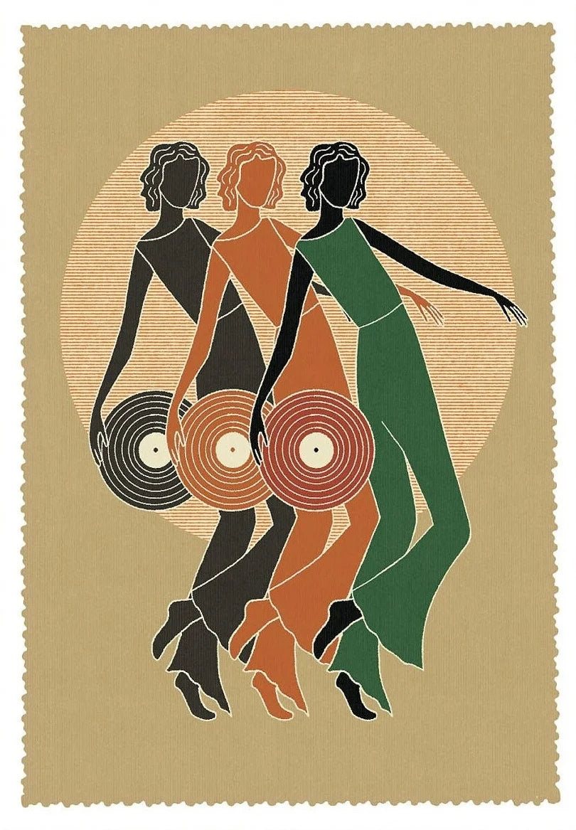 70s Retro Jazz Music Poster Wall Art