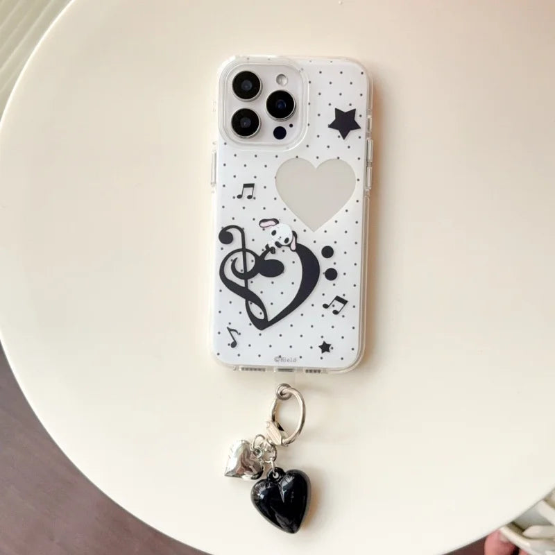 Classic Music Puppy iPhone Phone Case