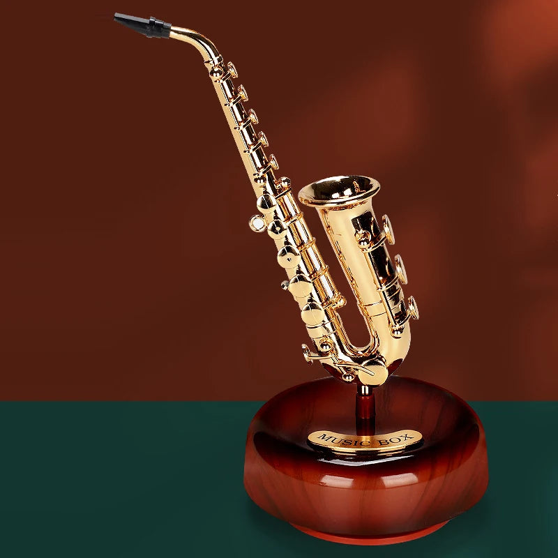 Miniature Music Instrument Rotating Music Box