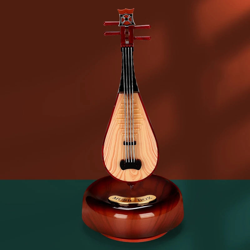 Miniature Music Instrument Rotating Music Box