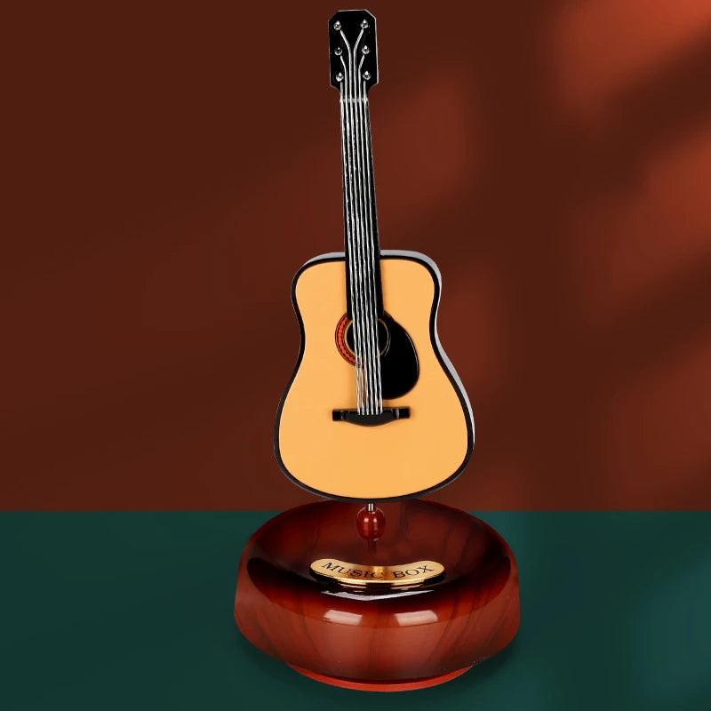 Miniature Music Instrument Rotating Music Box