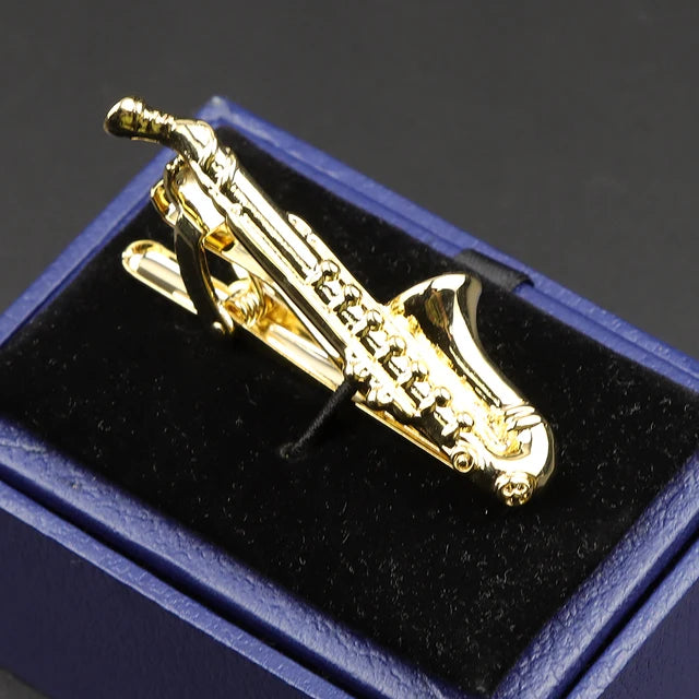 Guitar & Saxophone Tie Clip
