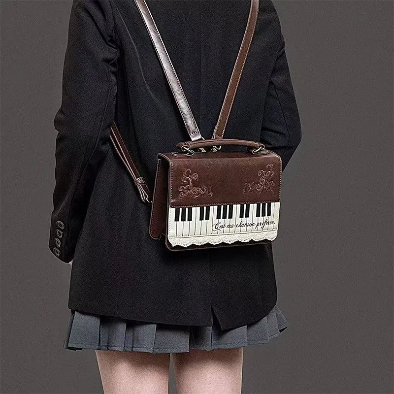 Vintage Piano Crossbody & Shoulder Bag