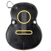 Guitar Shaped Embroidery Guitar Pick Holder Bag
