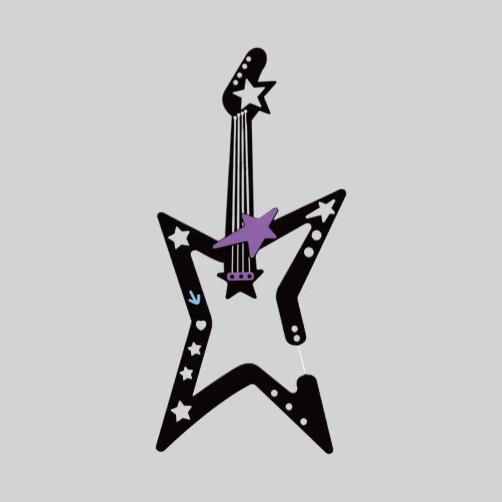 Kawaii Music Cat Carabiner Bag Accessory