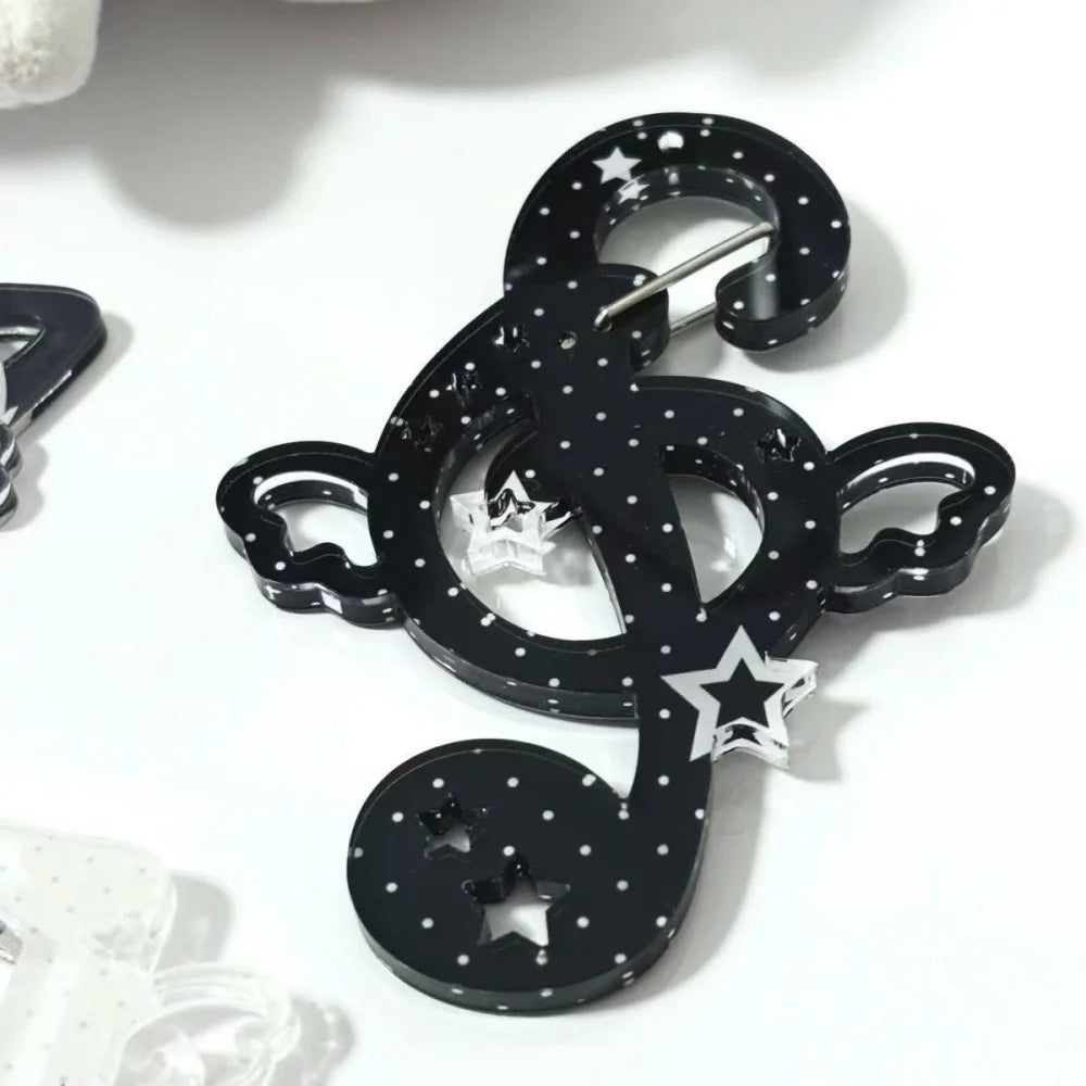 Kawaii Music Cat Carabiner Bag Accessory