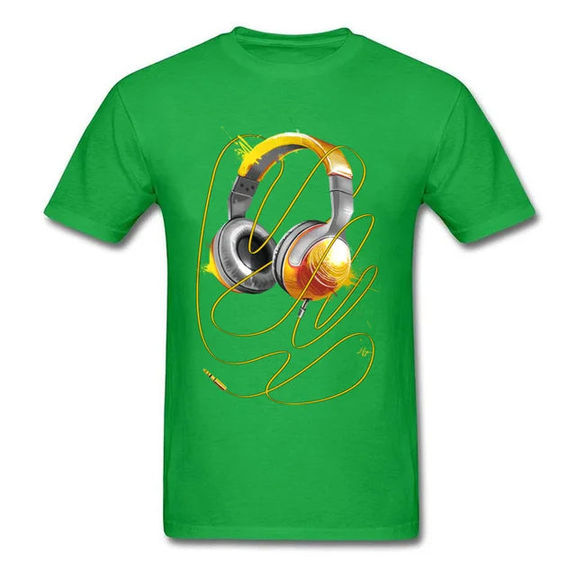 Love Headphone & Music T-shirt