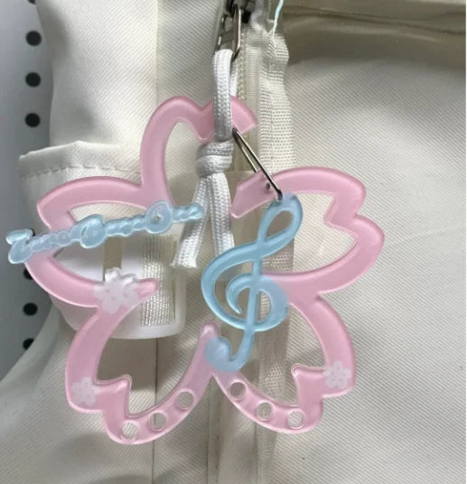 Kawaii Music Cat Carabiner Bag Accessory