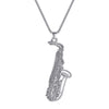 Saxophone Stainless Steel Necklace