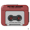Retro Mini Voice Recorder Keychain