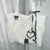Dot Pattern Music White Tote Bag